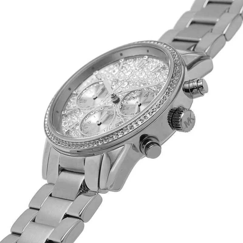 Michael Kors Ritz Silver Dial Ladies Watch- MK7301